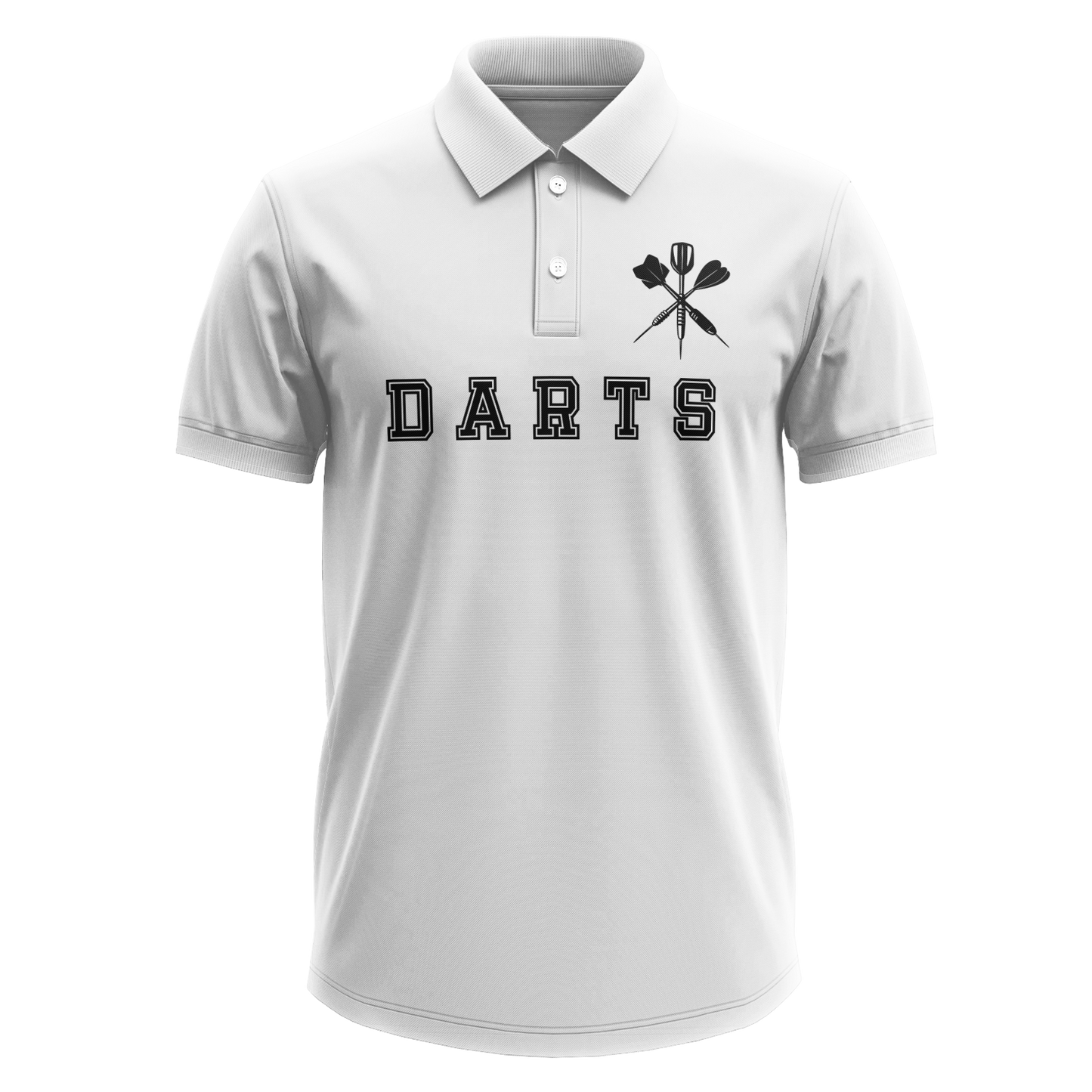 Drifit Polo Shirt: Darts (Front Only)