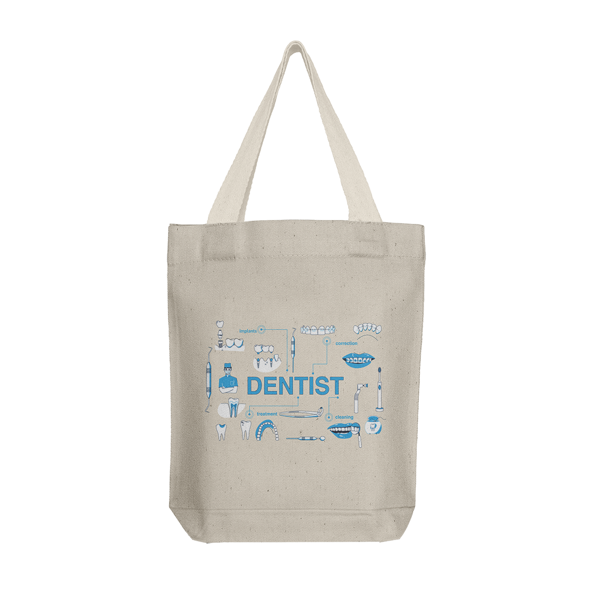 Tote Bag: Dentist Graph