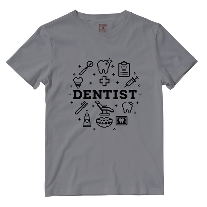 Cotton Shirt: Dentist Pixel