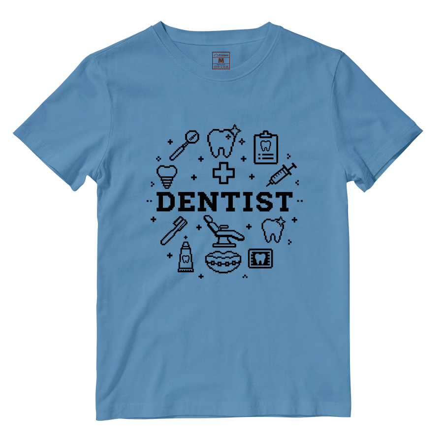 Cotton Shirt: Dentist Pixel