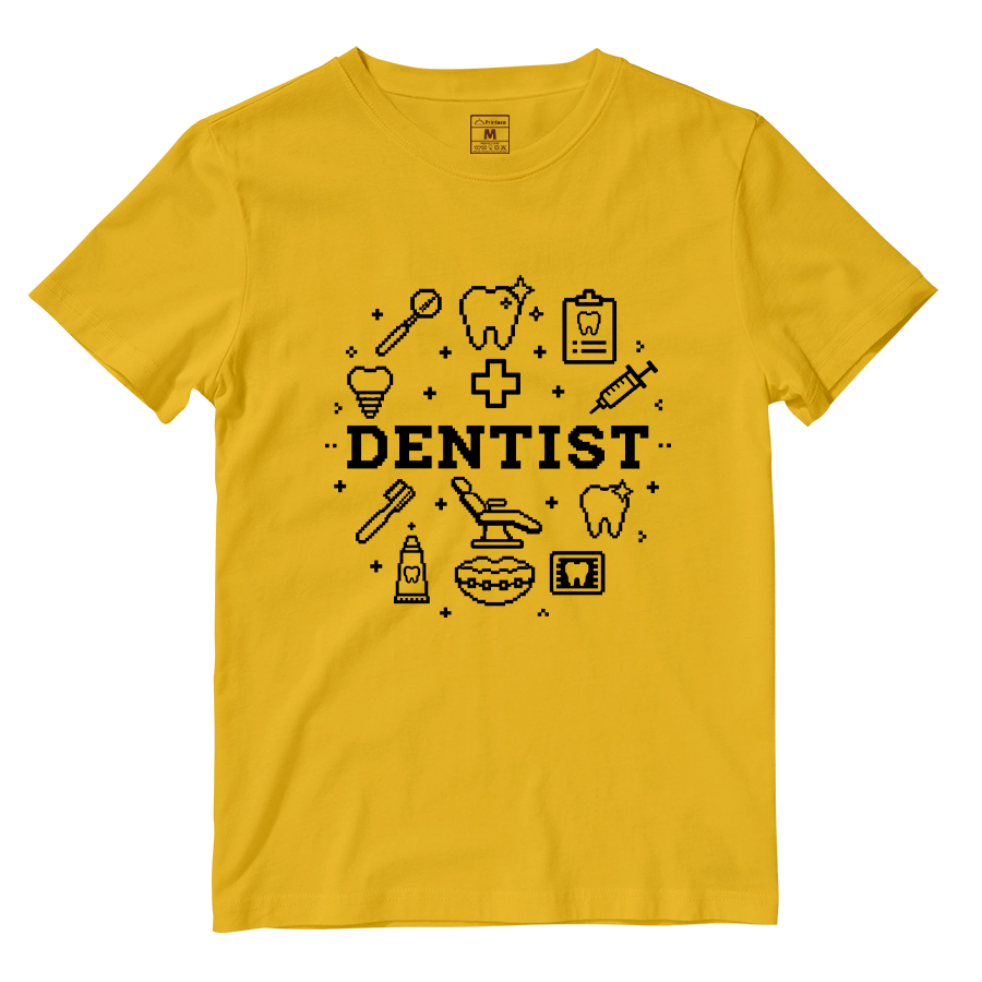 Cotton Shirt: Dentist Pixel
