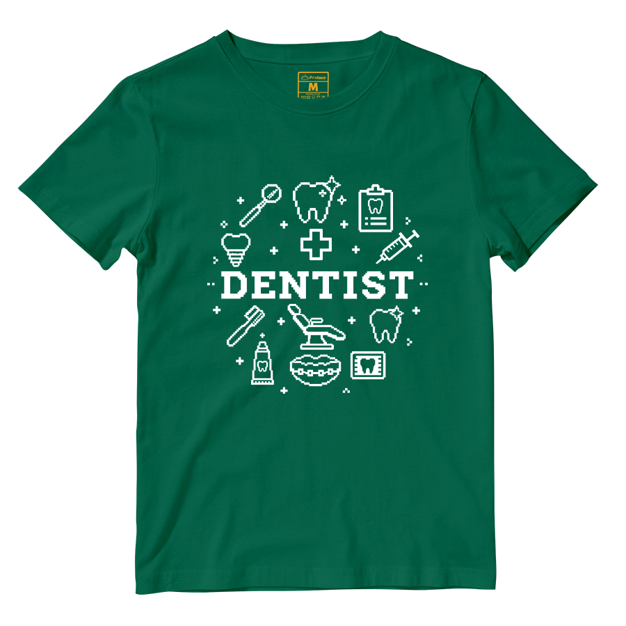 Cotton Shirt: Dentist Pixel