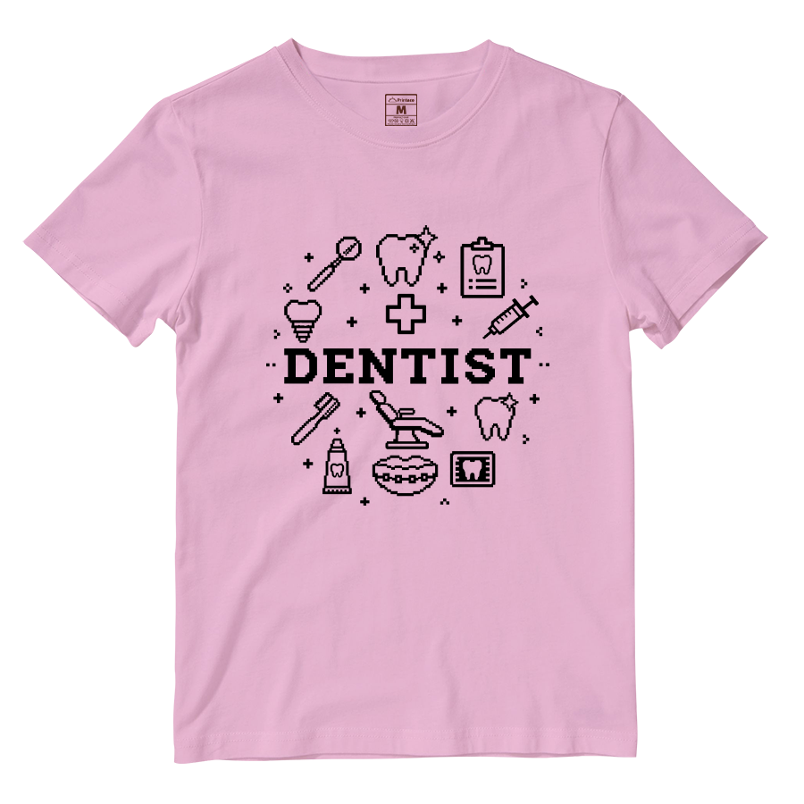 Cotton Shirt: Dentist Pixel