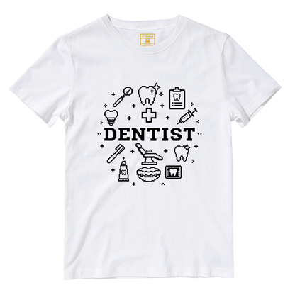 Cotton Shirt: Dentist Pixel