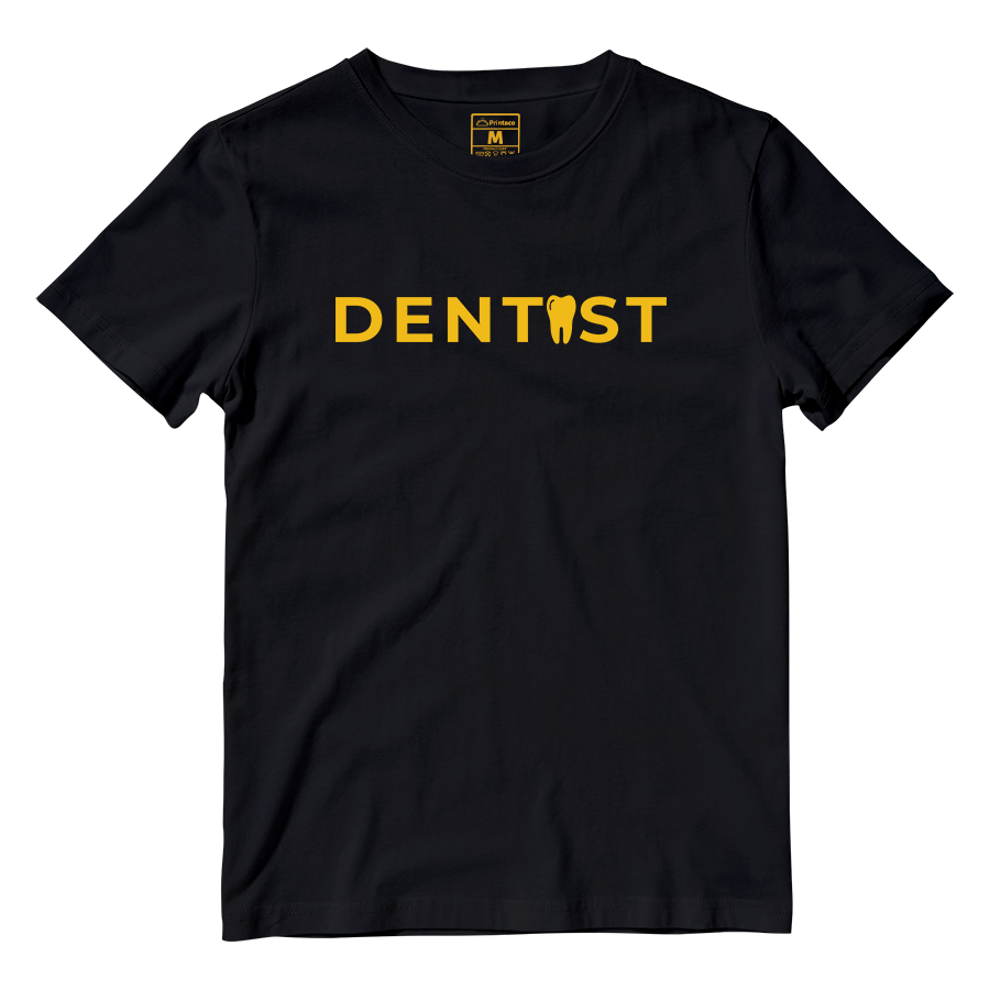 Cotton Shirt: Dentist Yellow