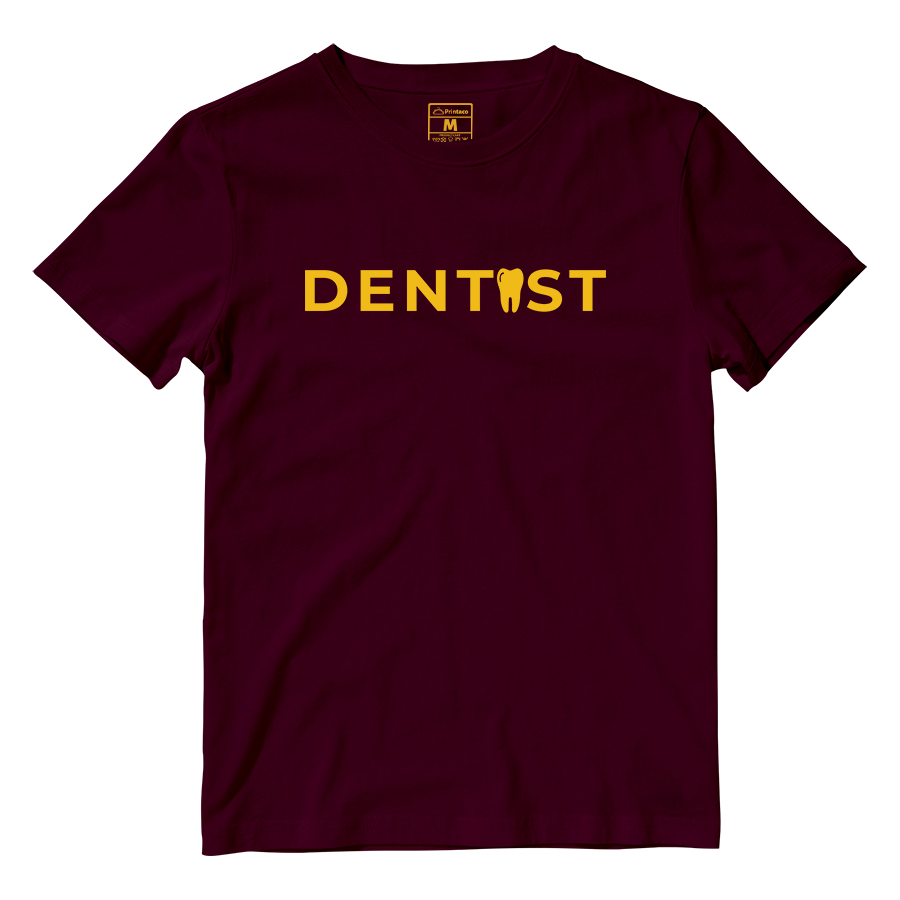 Cotton Shirt: Dentist Yellow