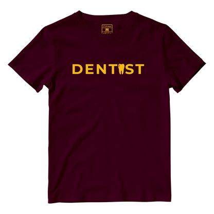 Cotton Shirt: Dentist Yellow