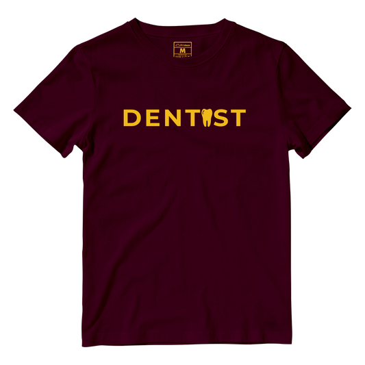 Cotton Shirt: Dentist Yellow