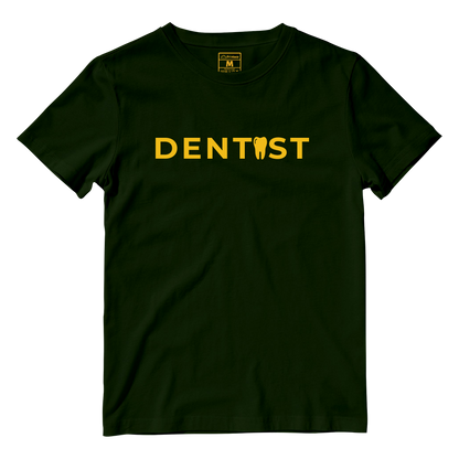 Cotton Shirt: Dentist Yellow