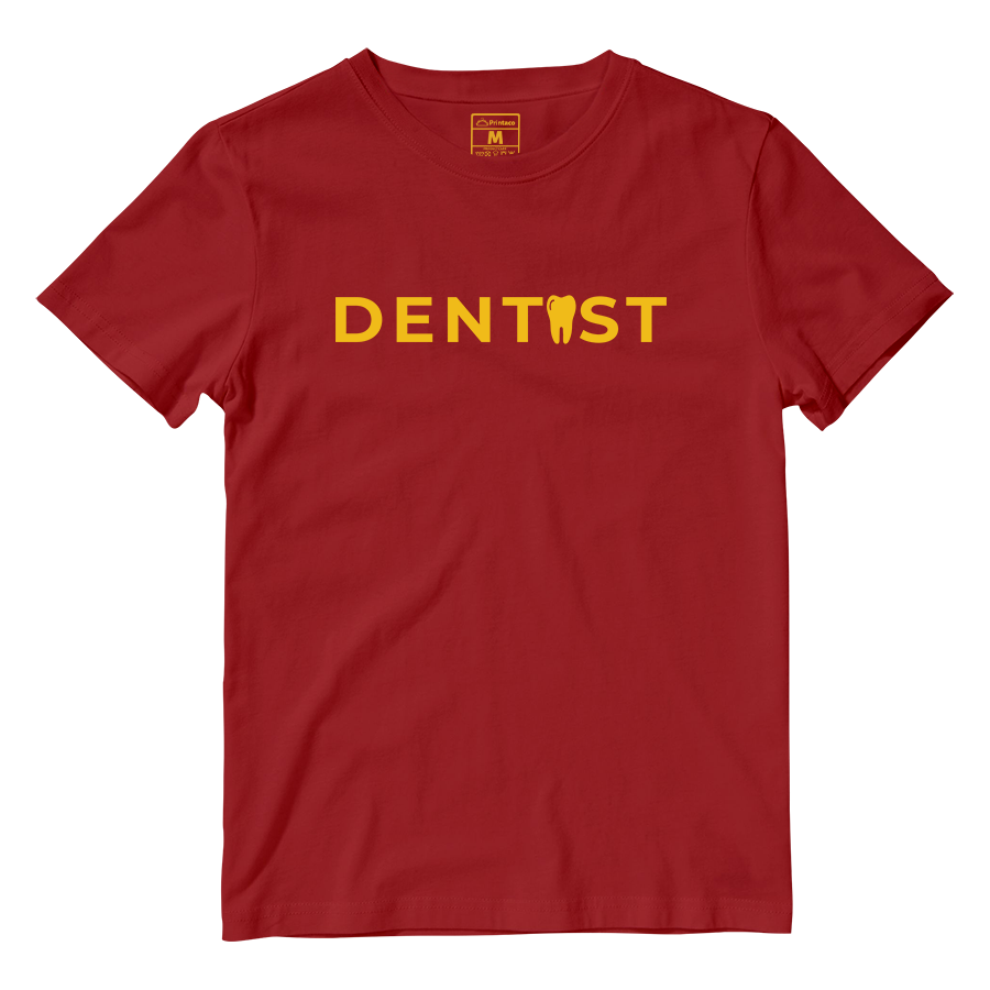 Cotton Shirt: Dentist Yellow