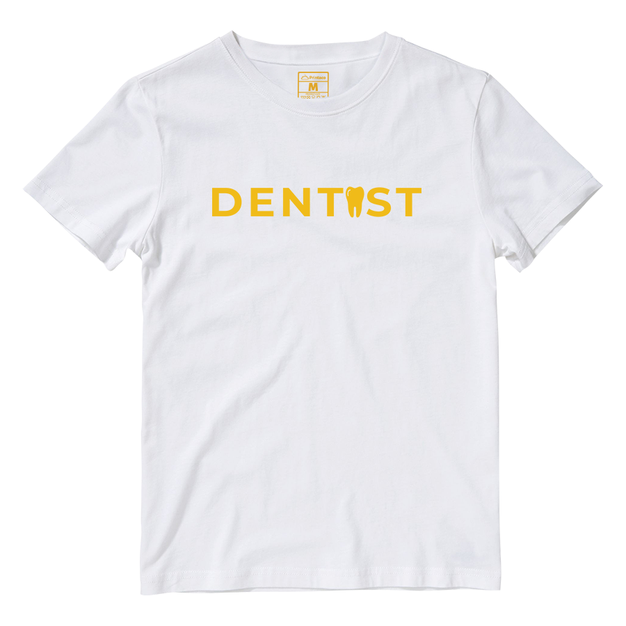 Cotton Shirt: Dentist Yellow