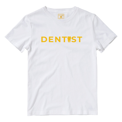 Cotton Shirt: Dentist Yellow