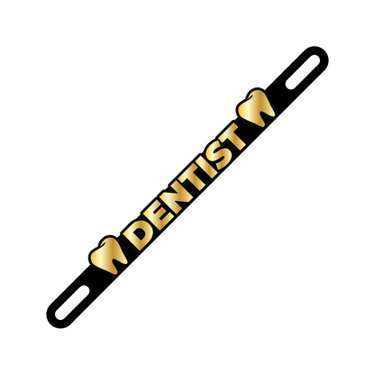 Car Plate Badge: Dentist