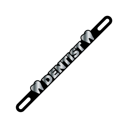 Car Plate Badge: Dentist