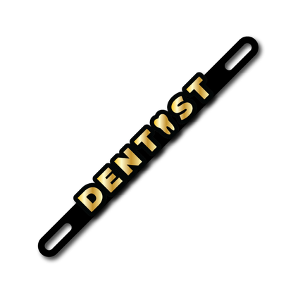 Car Plate Badge: Dentist Version 2