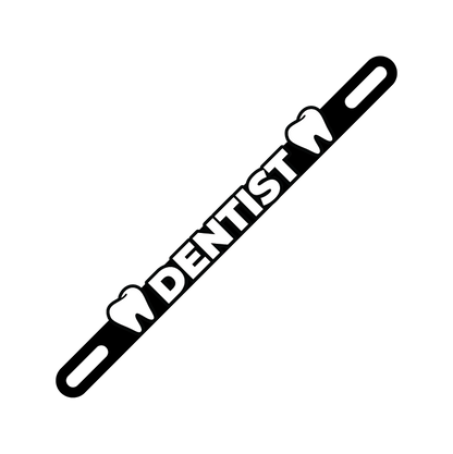 Car Plate Badge: Dentist