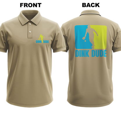 Drifit Polo Shirt: Dink Dude (Front & Back)