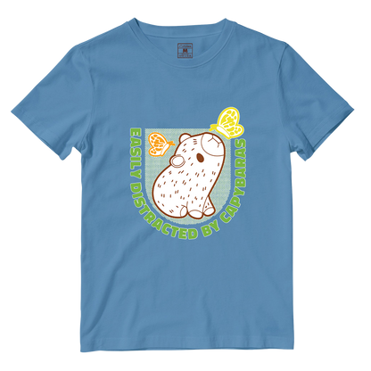 Cotton Shirt: Distracted Capy