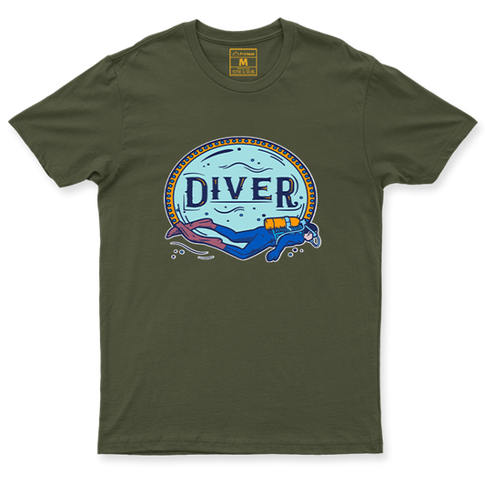 Drifit Shirt: Diver Badge