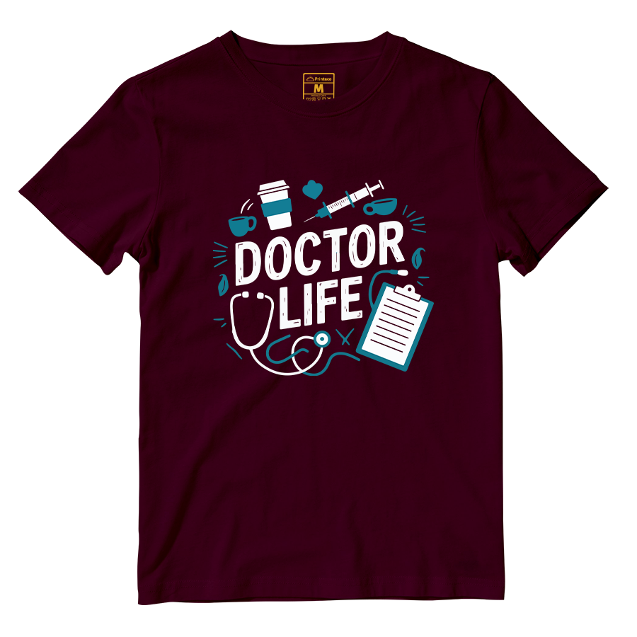 Cotton Shirt: Doctor Life