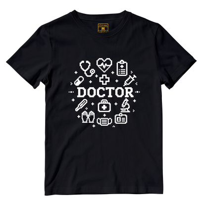 Cotton Shirt: Doctor Pixelated