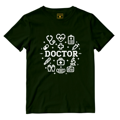 Cotton Shirt: Doctor Pixelated