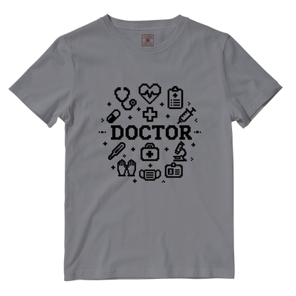 Cotton Shirt: Doctor Pixelated