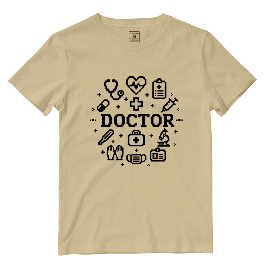 Cotton Shirt: Doctor Pixelated