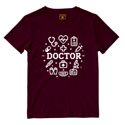 Cotton Shirt: Doctor Pixelated