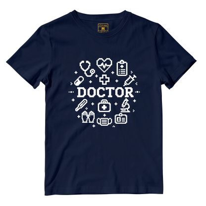 Cotton Shirt: Doctor Pixelated