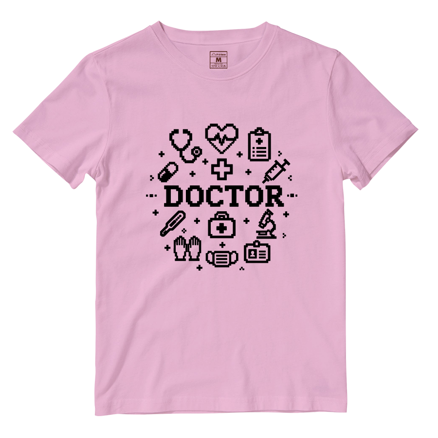 Cotton Shirt: Doctor Pixelated