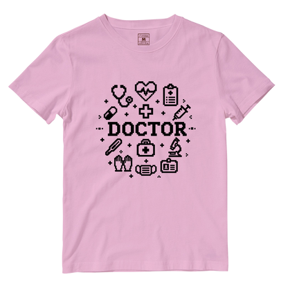 Cotton Shirt: Doctor Pixelated