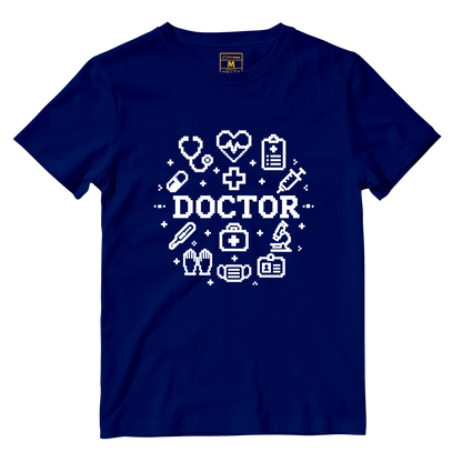 Cotton Shirt: Doctor Pixelated