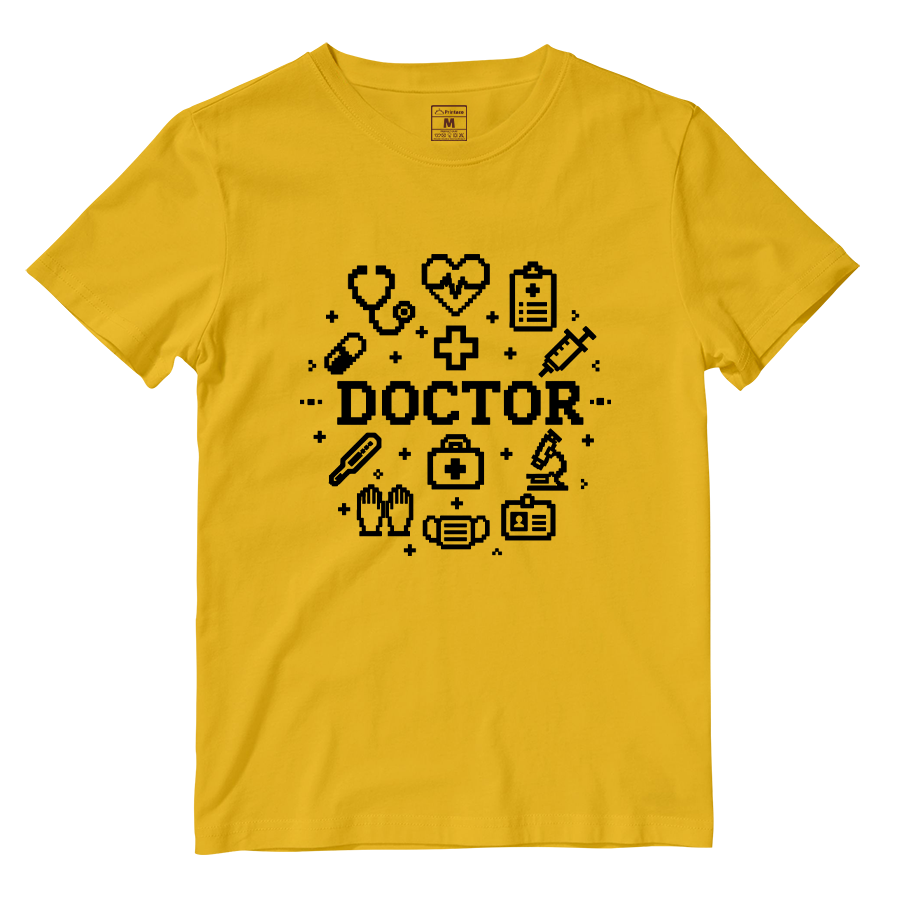 Cotton Shirt: Doctor Pixelated