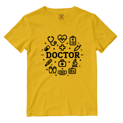 Cotton Shirt: Doctor Pixelated
