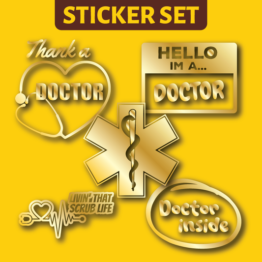 Vehicle Sticker: Doctor Set