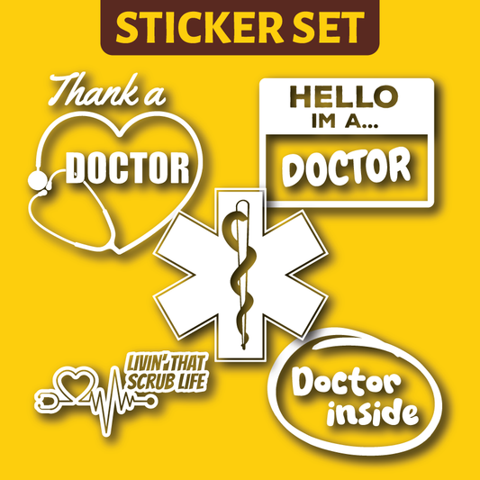 Vehicle Sticker: Doctor Set