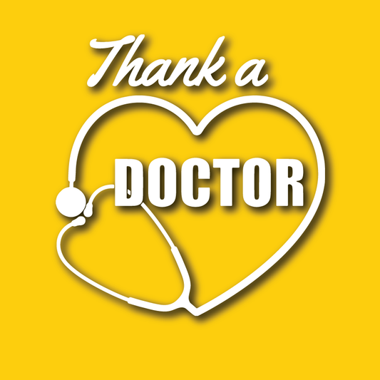 Vehicle Sticker: Doctor Thanks