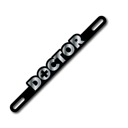 Car Plate Badge: Doctor Version 2