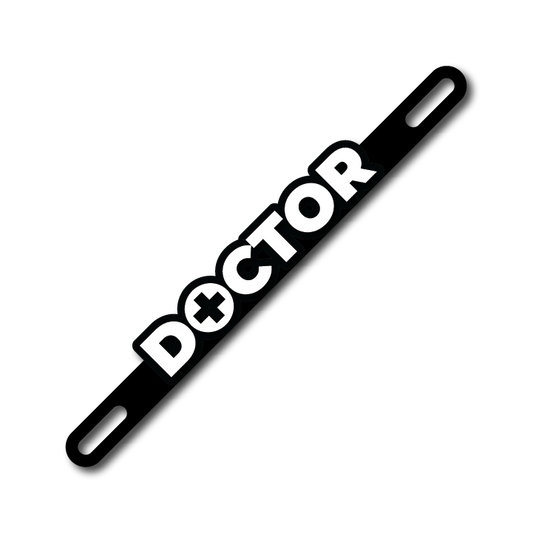 Car Plate Badge: Doctor Version 2
