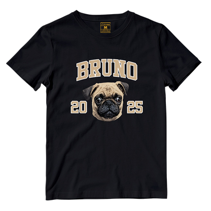 Cotton Shirt: Custom Varsity Dog