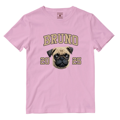 Cotton Shirt: Custom Varsity Dog