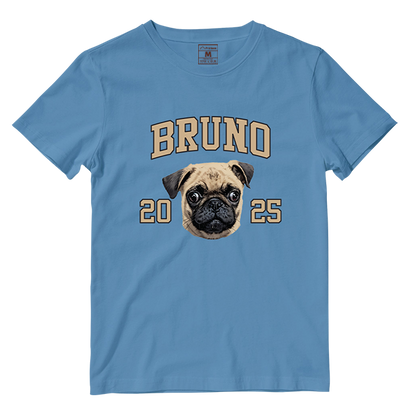 Cotton Shirt: Custom Varsity Dog