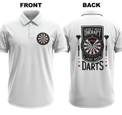 Drifit Polo Shirt: Don't Need Therapy (Front & Back)
