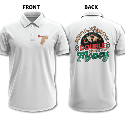 Drifit Polo Shirt: Double Money (Front & Back)