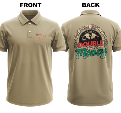 Drifit Polo Shirt: Double Money (Front & Back)