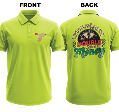 Drifit Polo Shirt: Double Money (Front & Back)
