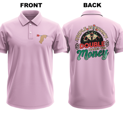 Drifit Polo Shirt: Double Money (Front & Back)
