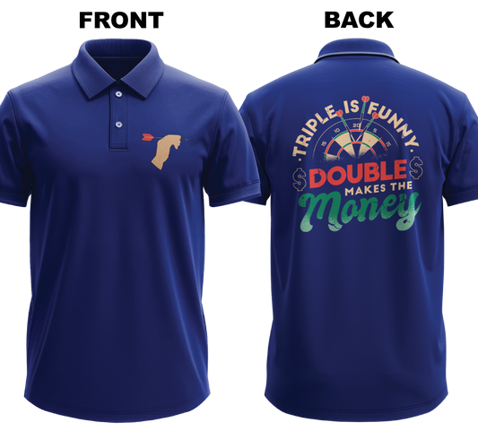 Drifit Polo Shirt: Double Money (Front & Back)