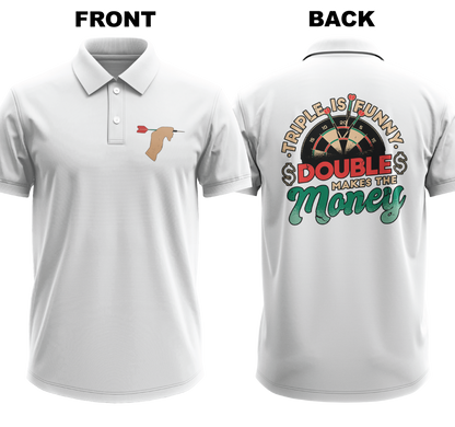 Drifit Polo Shirt: Double Money (Front & Back)